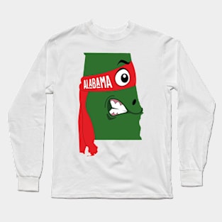 A funny map of Alabama Long Sleeve T-Shirt